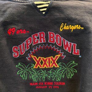 Vintage Chargers-49s Super Bowl XXIX Sweatshirt